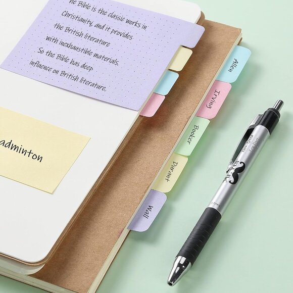 Sticky Note Set, 410 Pack, Pastel Colors, Sticky Notes Tabs, Divider Sticky Note - Picture 8 of 9